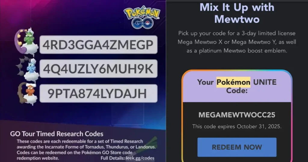 pokemon pocket codes